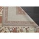 1970s Vintage Turkish Oushak Handmade Wool Cotton Brown Area Rug 166x242