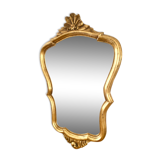 Old vintage gold mirror - 39x25cm