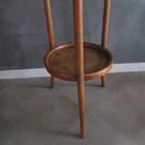 Small old Thonet style dressing table with earthenware basin
