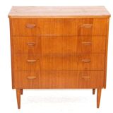 Teak chest of drawers, Sweden, 1960