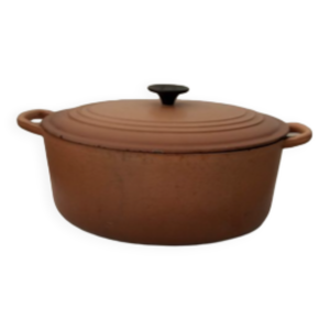 cocotte le creuset  marron