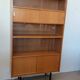 Vitrine bibliothèque vintage moderniste années 50