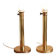 Pair of Vintage Large Brass Table Lamps