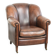 Vintage sheepskin armchair with a unique design and timeless appearance