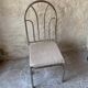 Vintage metal bamboo table and chairs