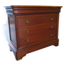 Fruit wood ogee chest of drawers - Louis Philippe style - 4 drawers - 1980s
