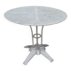 Vintage round bistro table – Perforated top