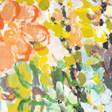 Spring flowers, oil on plate, 57 x 61 cm