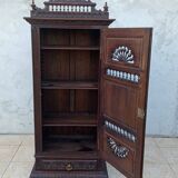 Bonnetière Armoire style Breton en bois naturel