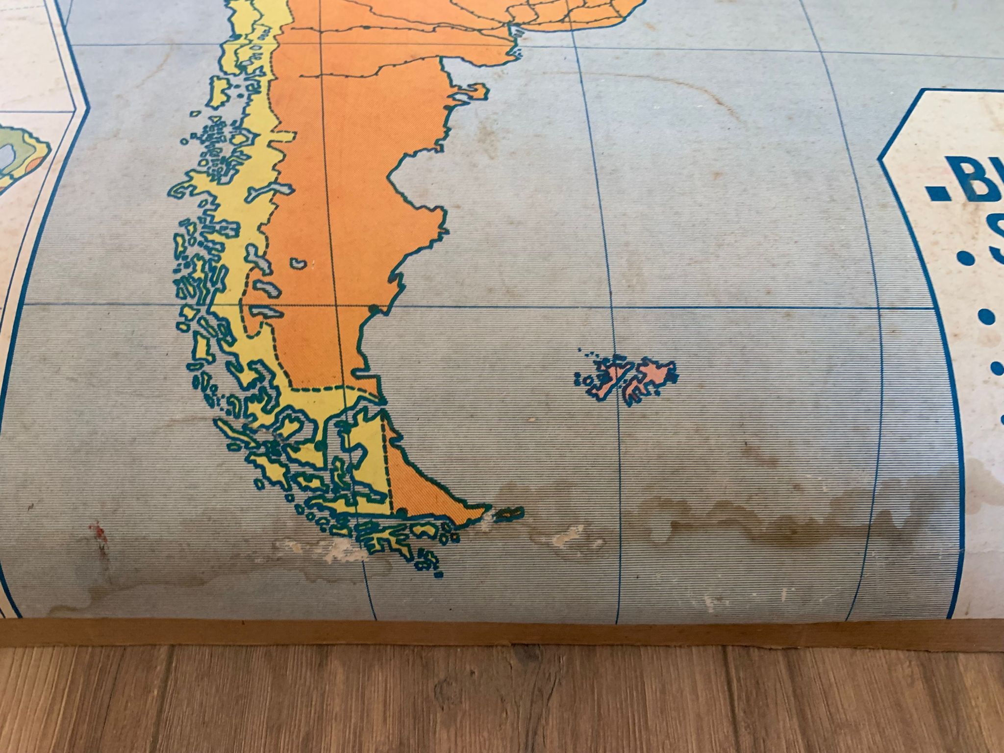 School map n°16 and 16 bis - Political South America