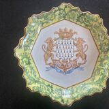 Earthenware plate Porquier