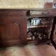 Old Breton oak sideboard – 2 doors, 2 drawers
