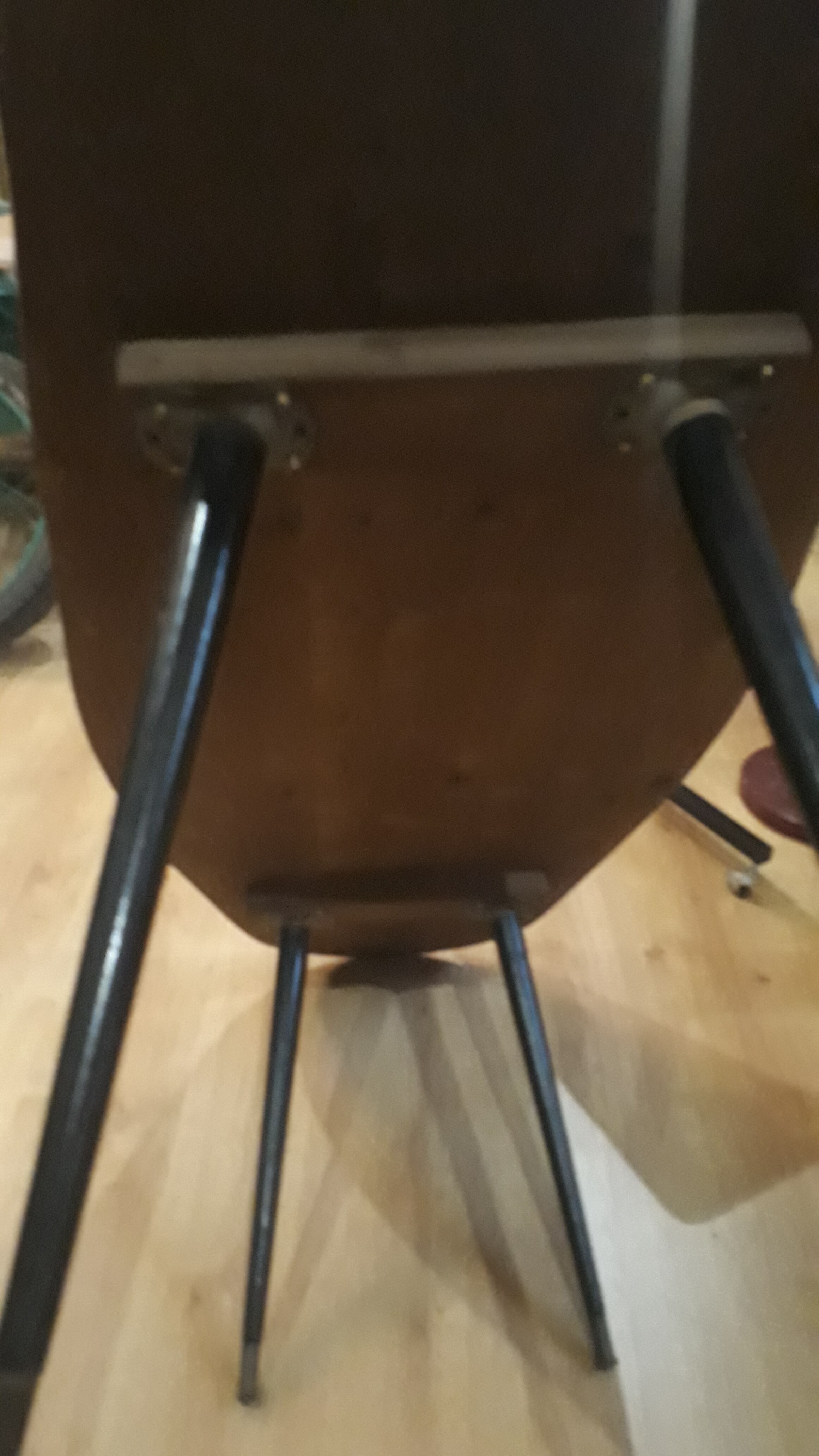 Oval table 1950 a 70 (scandinavian) 137xh49x53 feet compass