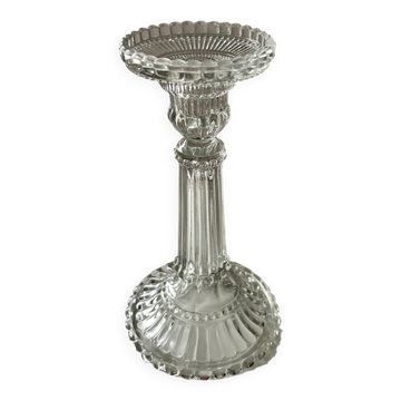 Glass candlestick