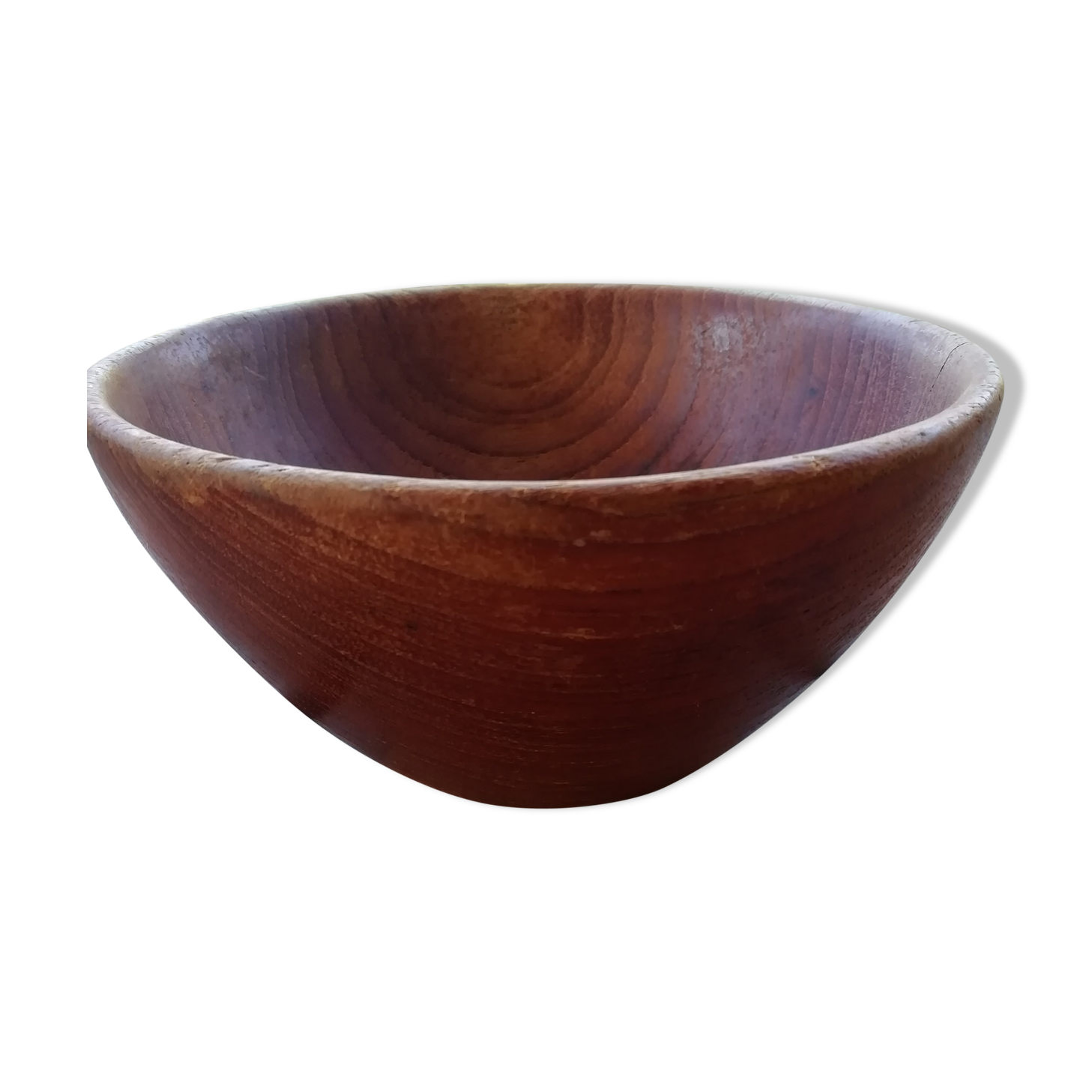 Teak cup bowl