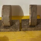 Pair of Marble Bookends from the Art Deco period