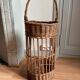 Wicker bottle holder