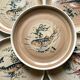 Flat plates Sarreguemines Fish Granville