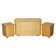 Baxter & Lee birch commode and side tables - Art Deco