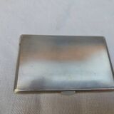 Old cigarette case or card holder in solid silver - English hallmarks - 195 gr