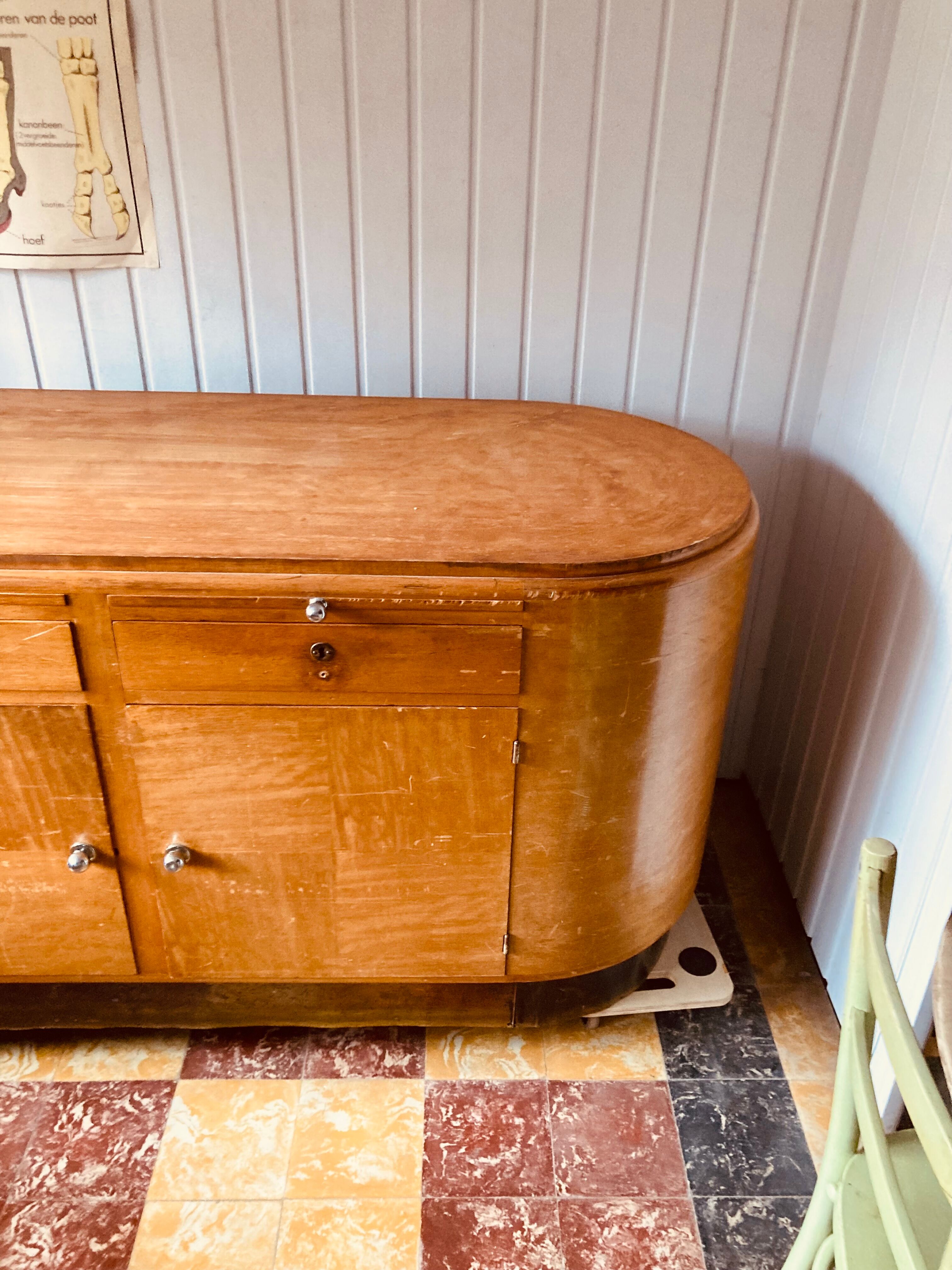 Art deco tailor's counter