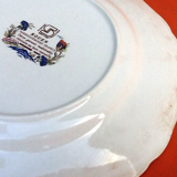 Polychrome plate Sarreguemines Rouen model