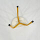 Tabouret tubulaire jaune,1970s