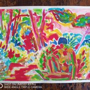 Pierre Lacroux (1909-1993) Gouache on paper 24 x 32 cm - from 1989 - (317)