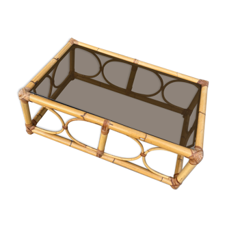 Rattan coffee table