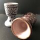 Pair of ceramic egg cups by Jean Austruy