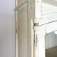 Vintage brocant White painted Kitchen display cabinet