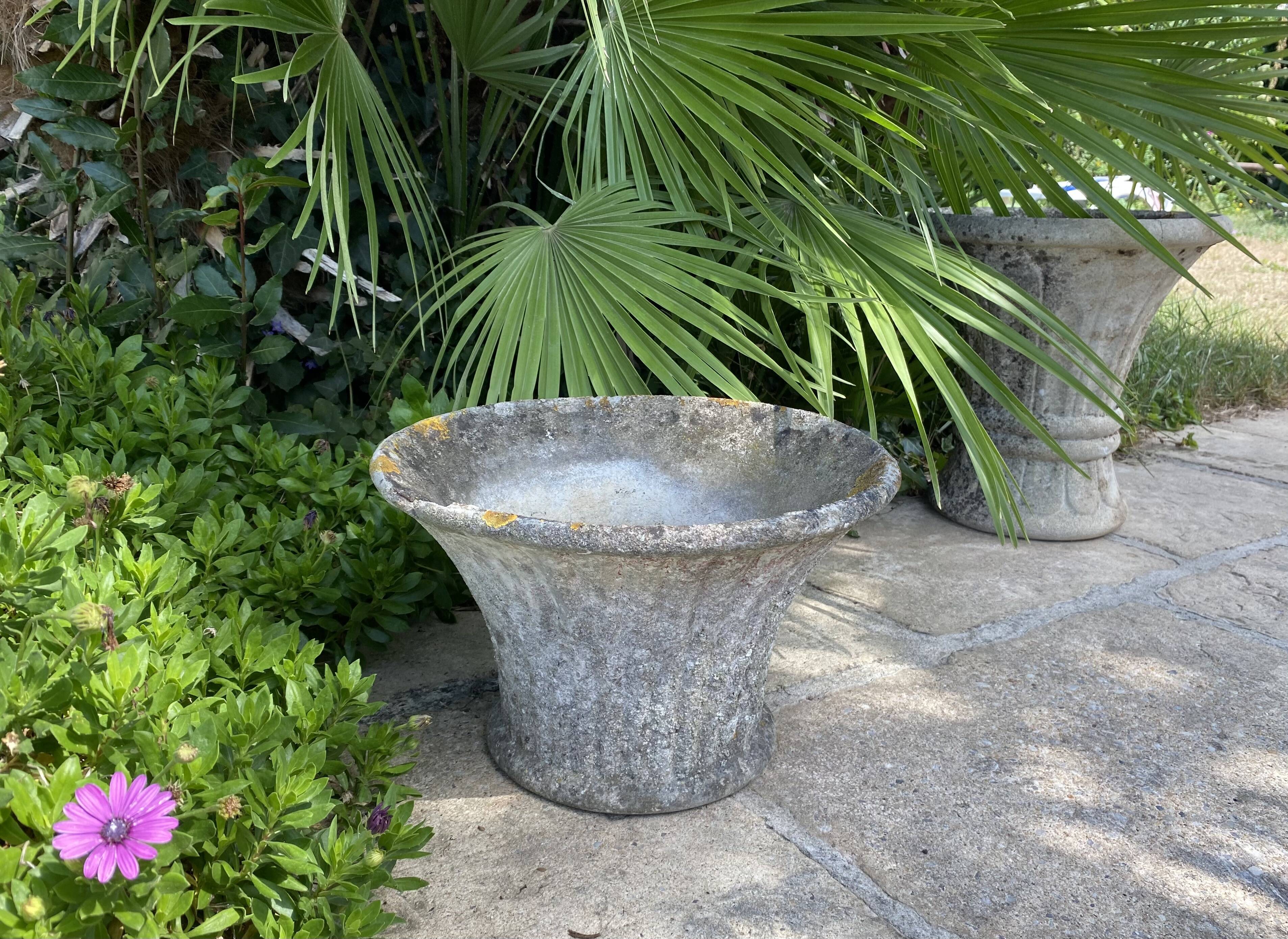 Old stone planter