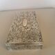 Old box in chiseled silver metal