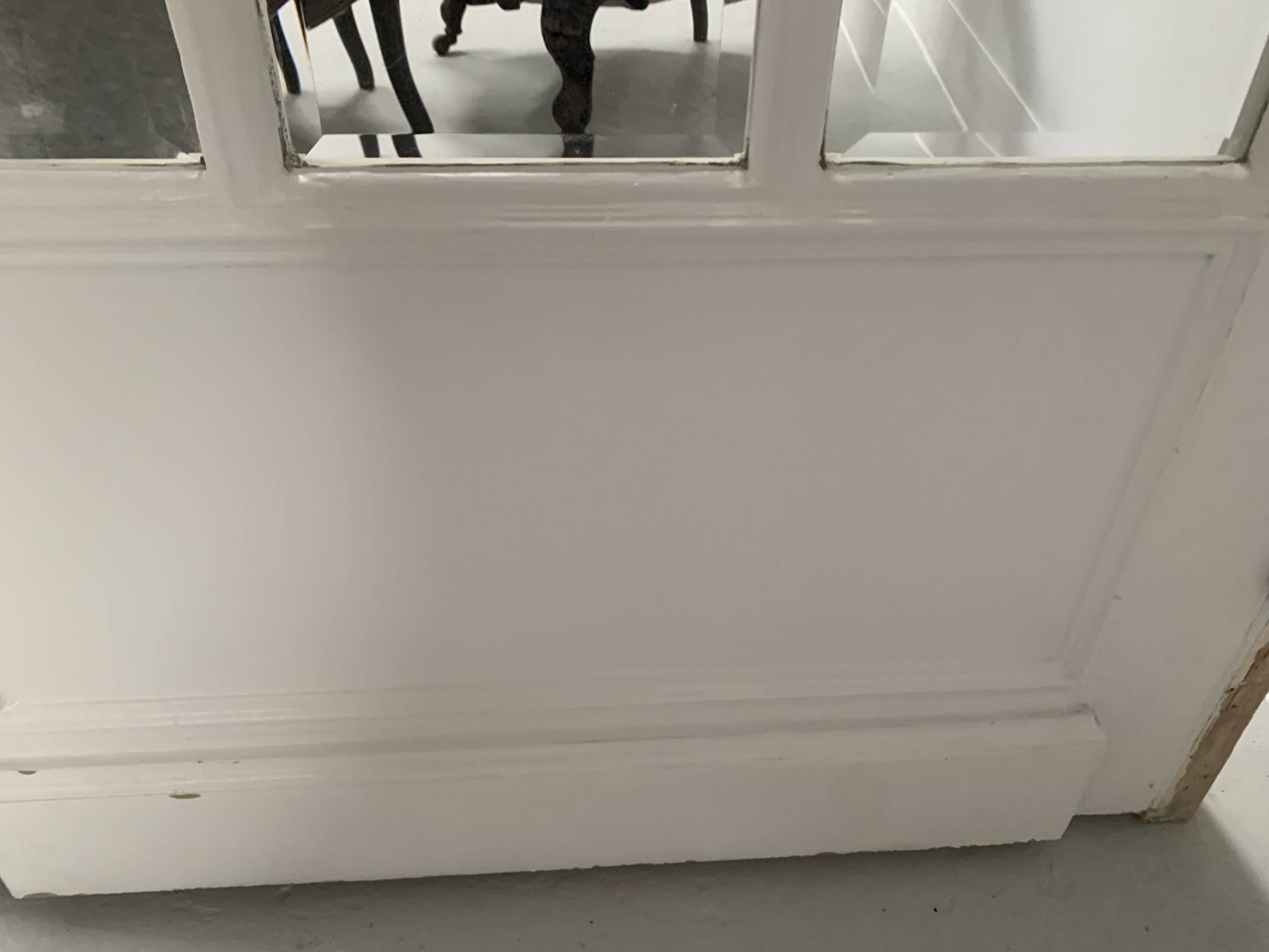 Partition doors A Small beveled tiles 20th century