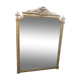 large 19th century mirror in gilded wood with gold leaf 140x195cm