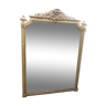 Miroir d époque XIXe en bois doré a la feuille d'or 140x195cm