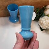 Ensemble de 3 Vases Miniatures en Opaline