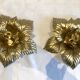 Pair of flower sconces