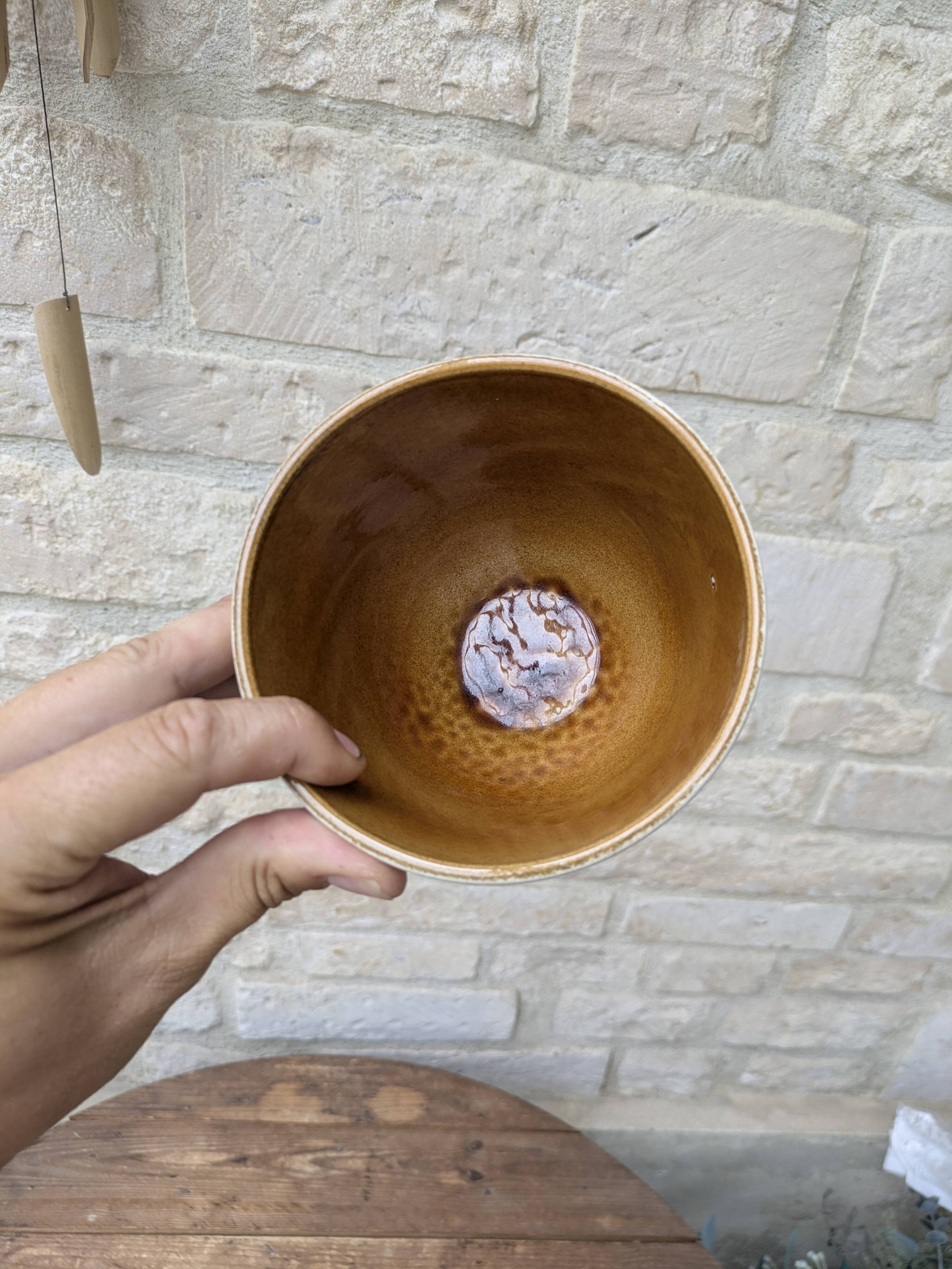 Vintage ceramic bowl West Germany Kera DB Höhr Dümbler & Breiden