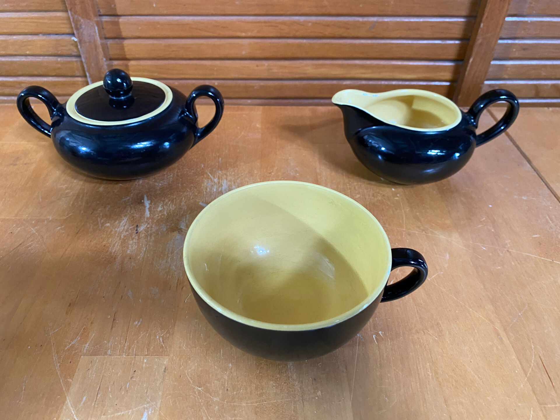 Tea service café ancien villeroy & boch model biarritz vintage ceramic
