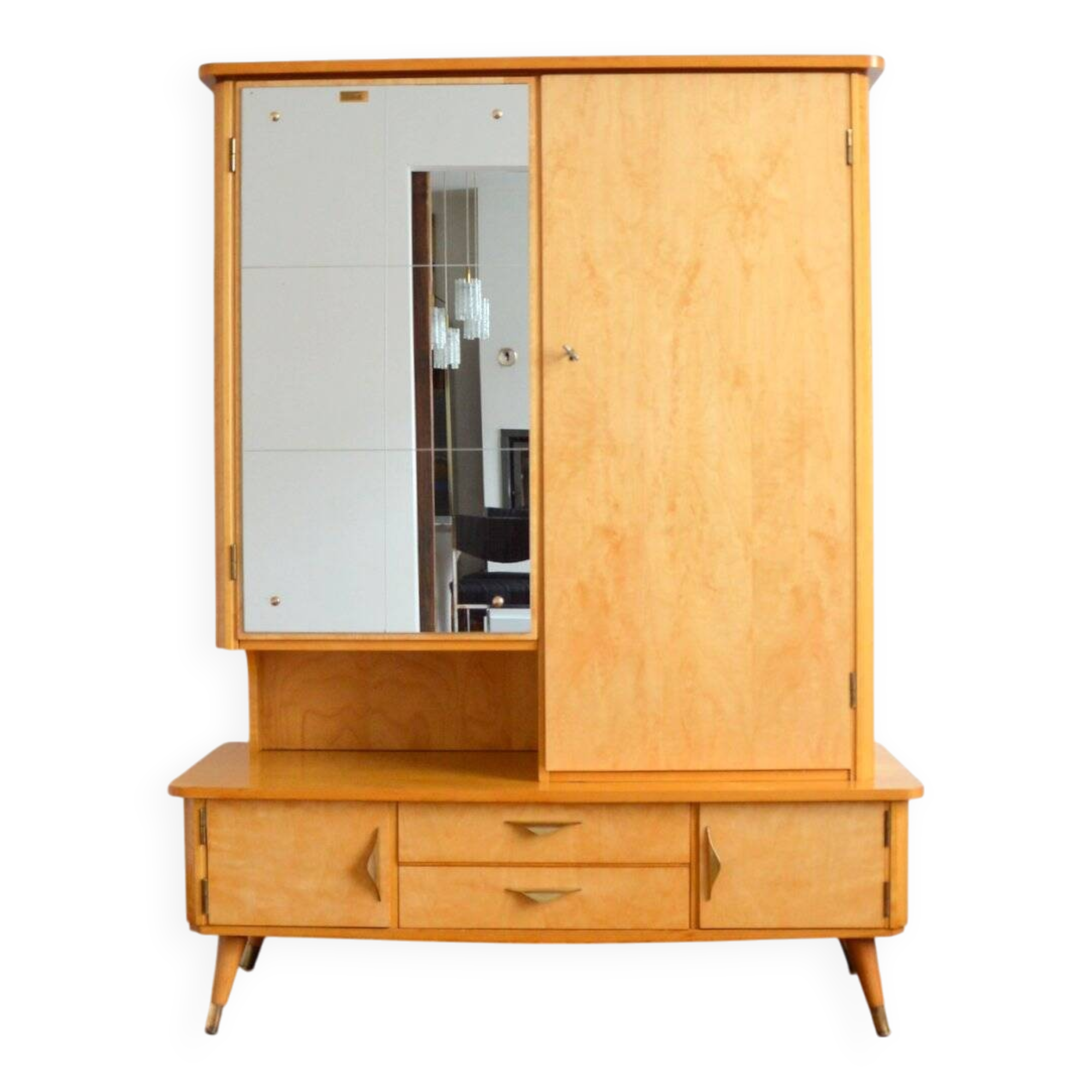 Vintage 1950s wardrobe / storage unit