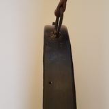 Round mirror wrought iron years 50 brutalist 50x50cm