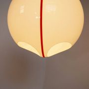 Space Age hanging lamp in plastic, Italy, 1970s