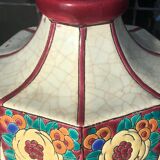 Longwy art deco vase