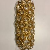 Wall lamp in gilded brass and glass, Peris Andreu, Spain, 1960s