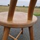 Set of 4 solid organic chairs