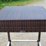 Garden furniture a standing table and 4 stools