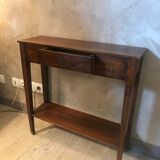 Walnut console