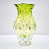 Vase en verre artistique vintage par Josef Hospodka, Tchécoslovaquie, années 1960.