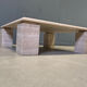Travertine coffee table 1970s, Italy